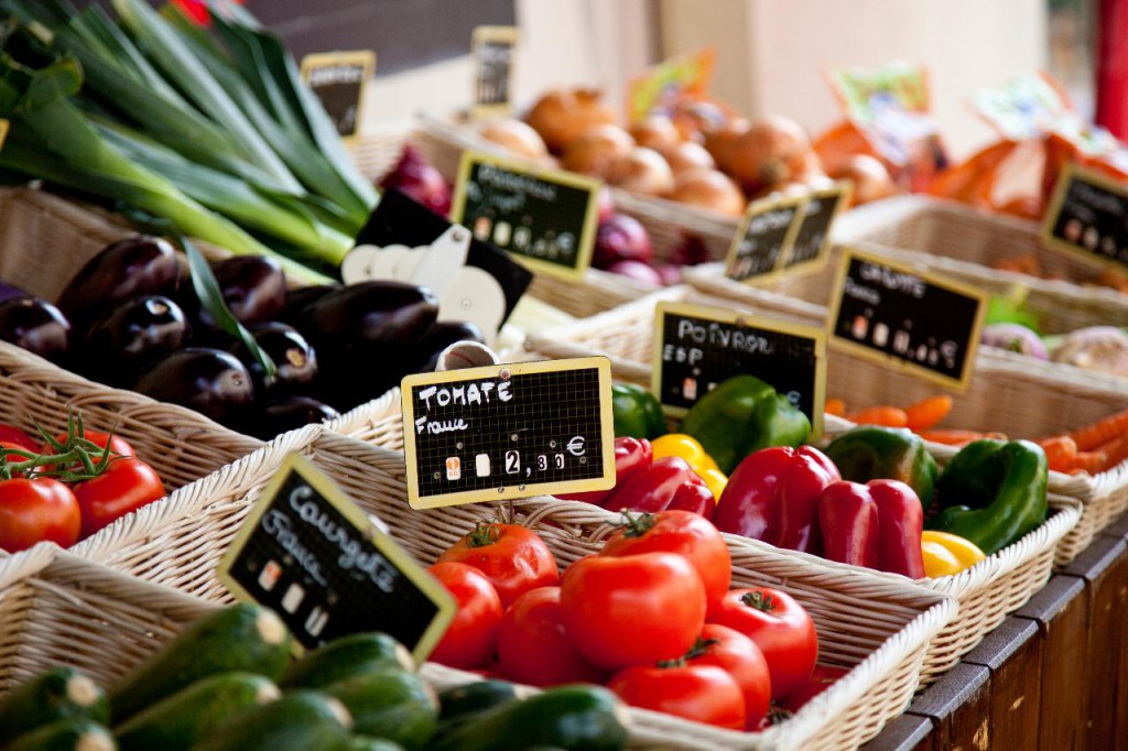 Fresh produce at a local Canary Islands market