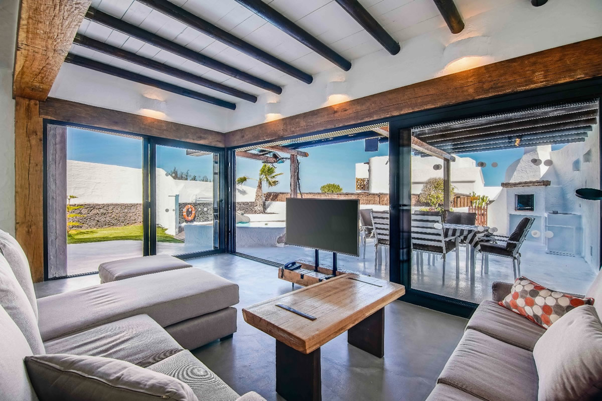 Living area and morning office in Arrecife